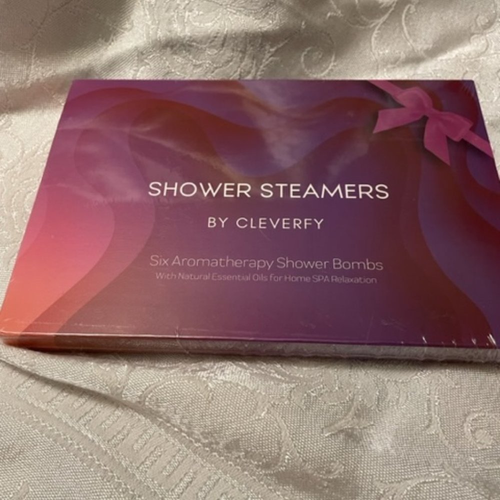 Shower Steamers by Cleverfy 6 piece Aromatherapy Bombs Natural Essential Oils